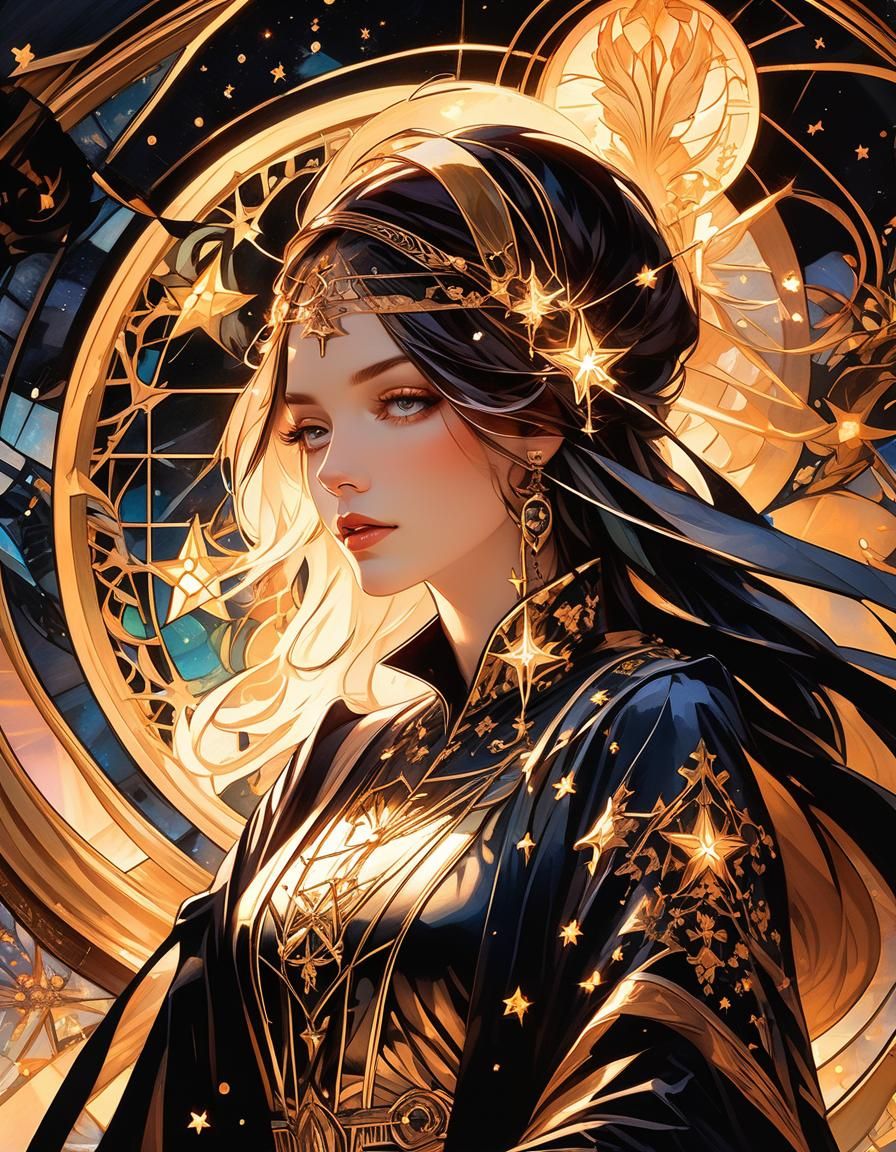 Art Nouveau Stained Glass Bookmark Designs