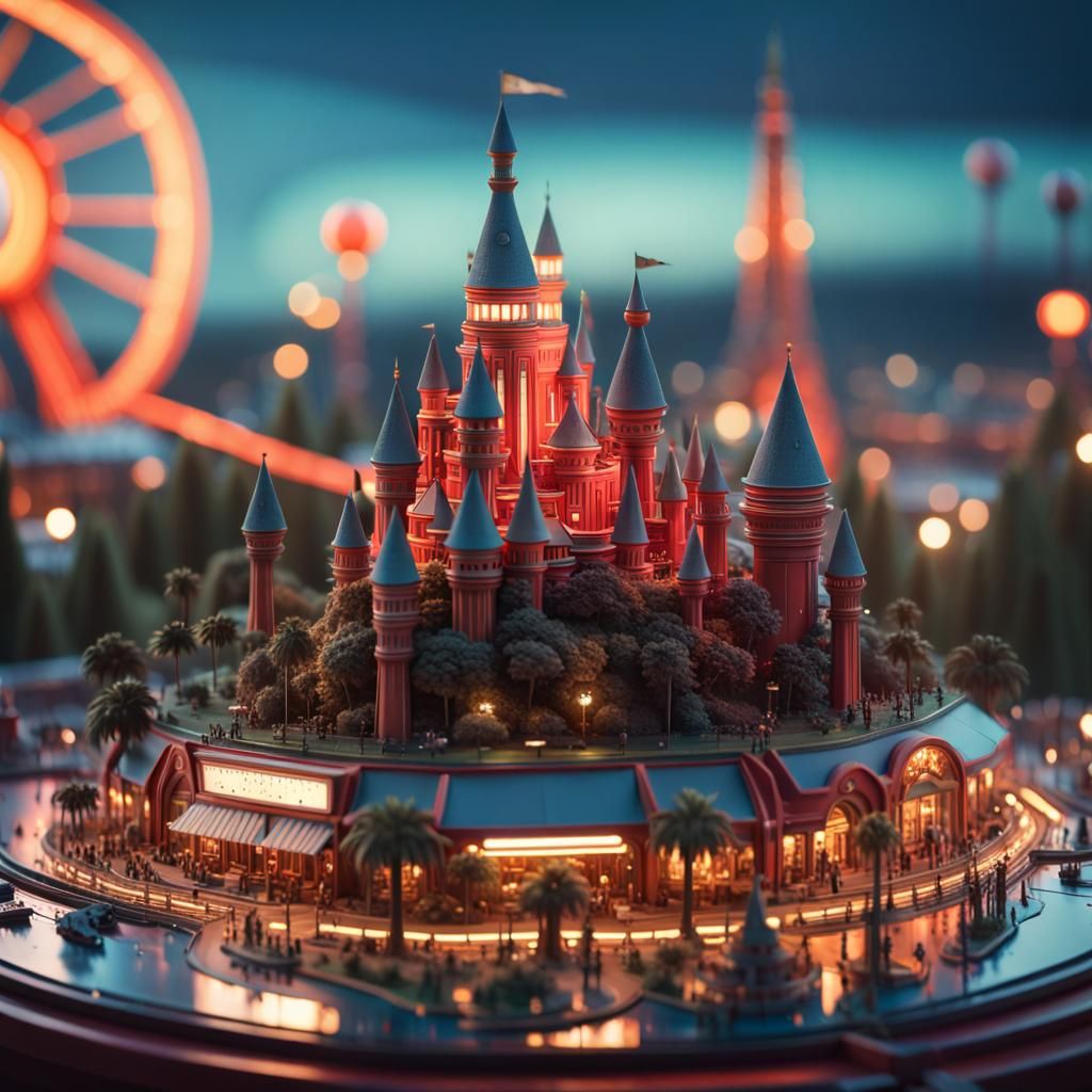 Microchip Castle Diorama