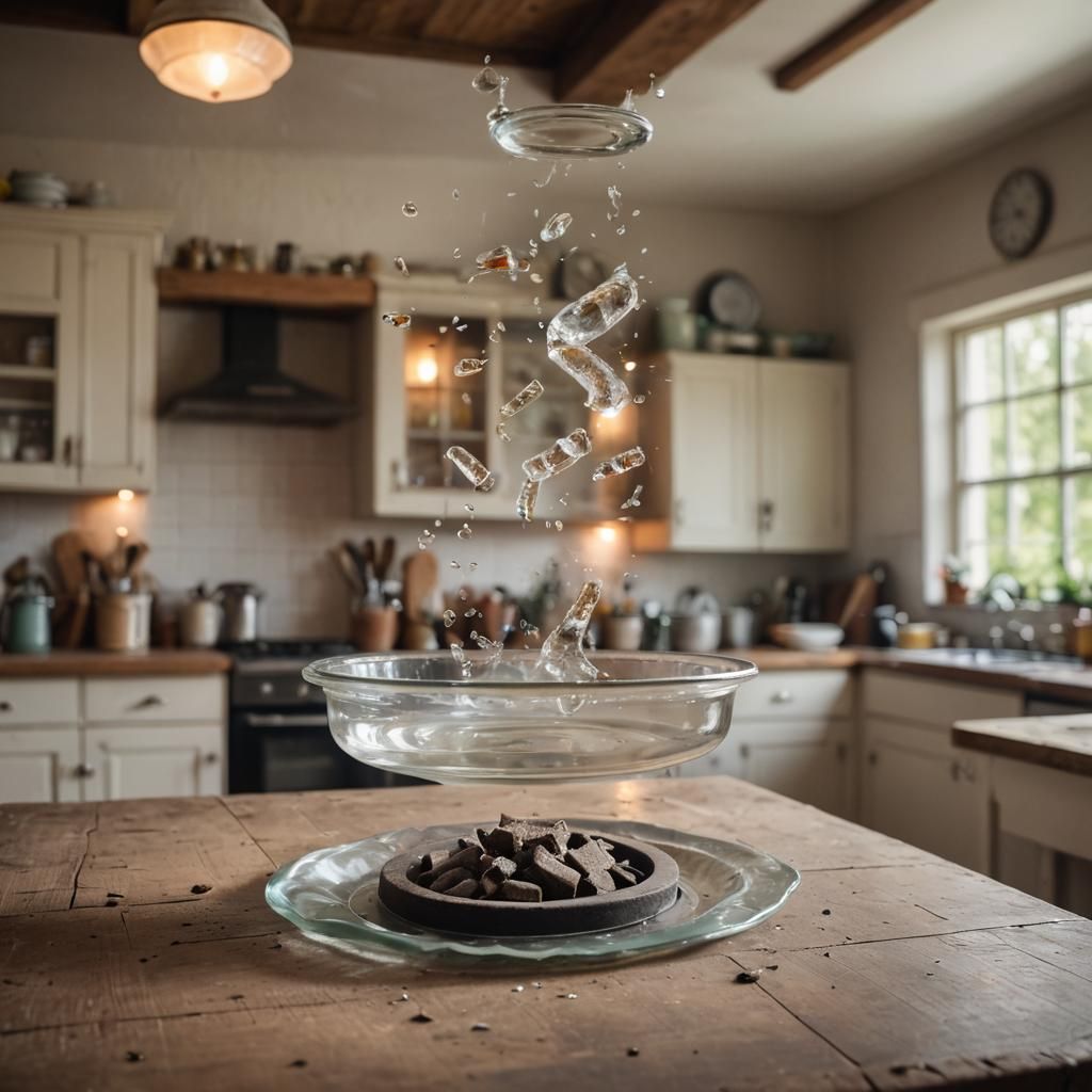 Floating Ashtray in Farmhouse Kitchen: Professional Photogra...