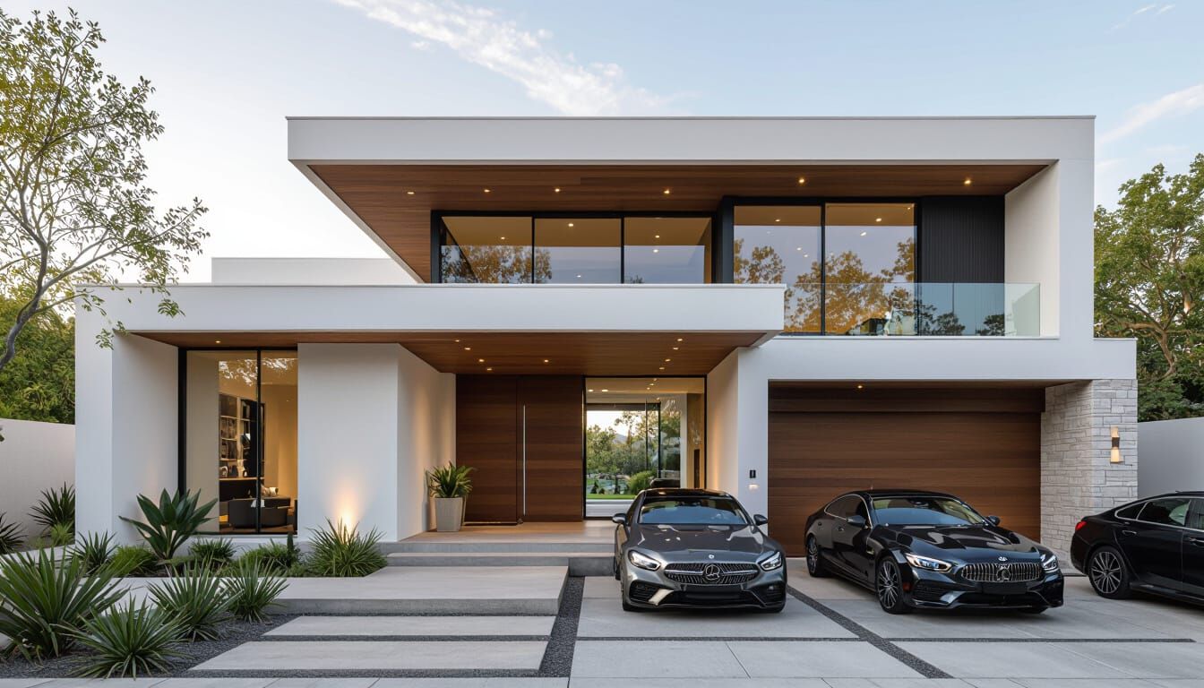 Modern Minimalist House with Natural Accents