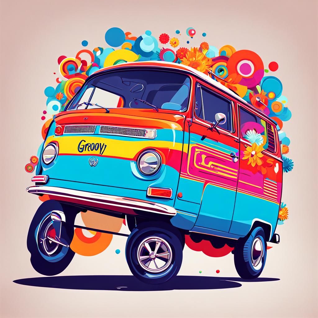 Bright Bold "Groovy" Text Design