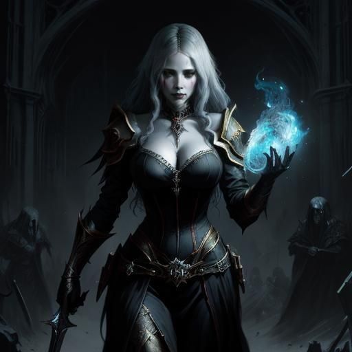 Lady Death: Gothic Horror Illustration