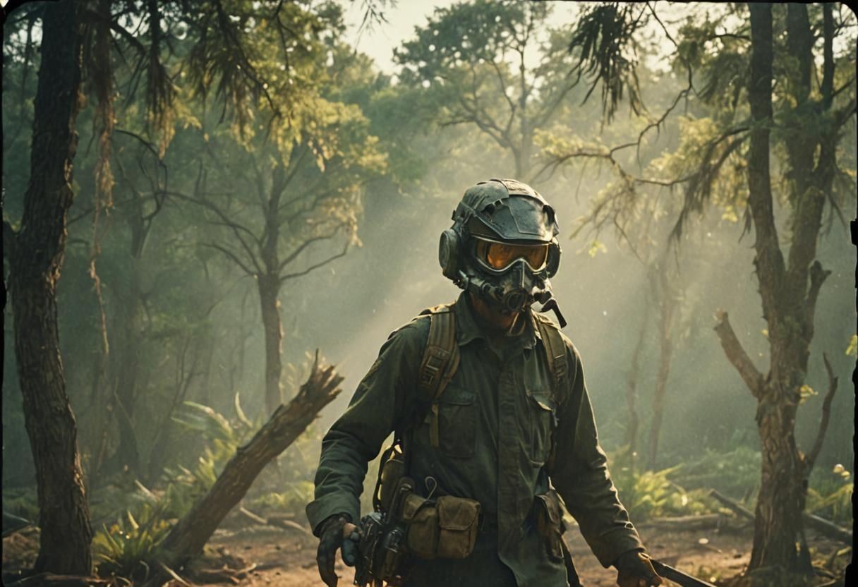 Dramatic Film Still with Cinematic Lighting