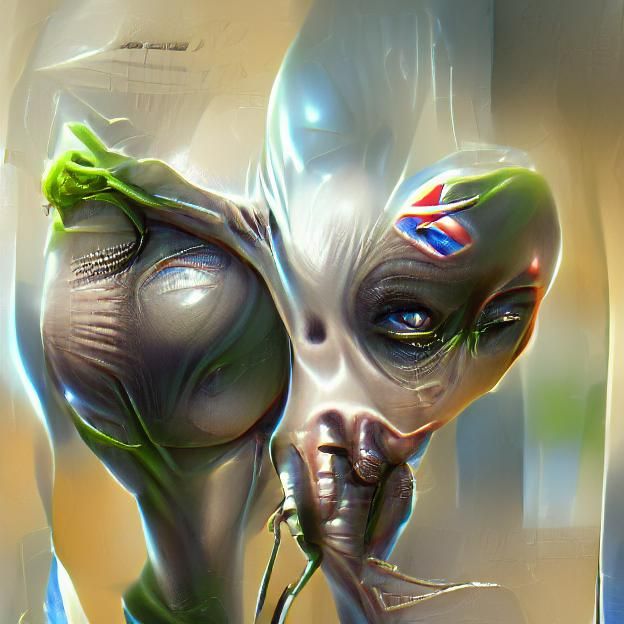 Fantasy Alien Woman Art