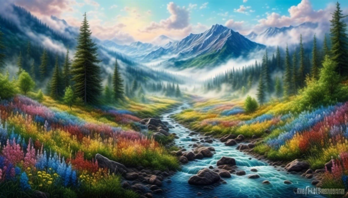 Mountain Meadow Stream