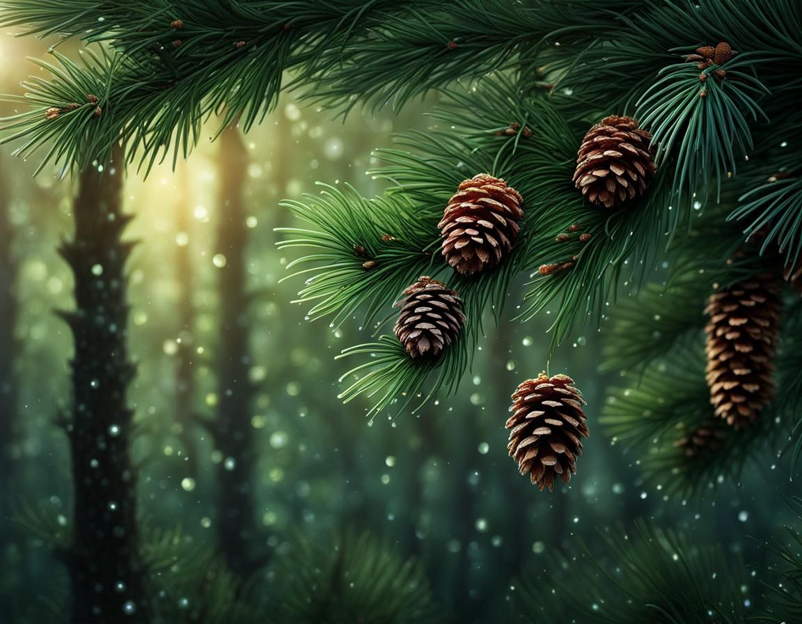 Pinewood rain