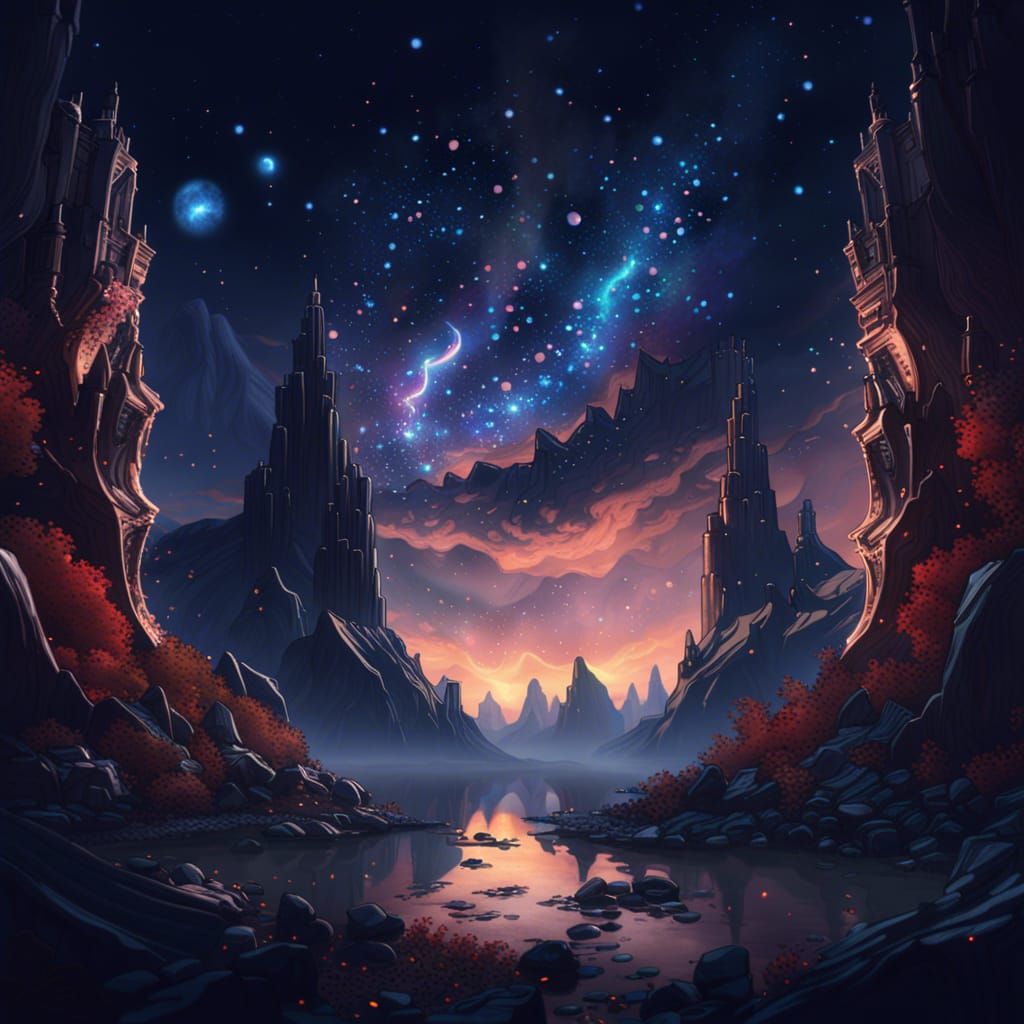 JRM Written with Stars in Sky