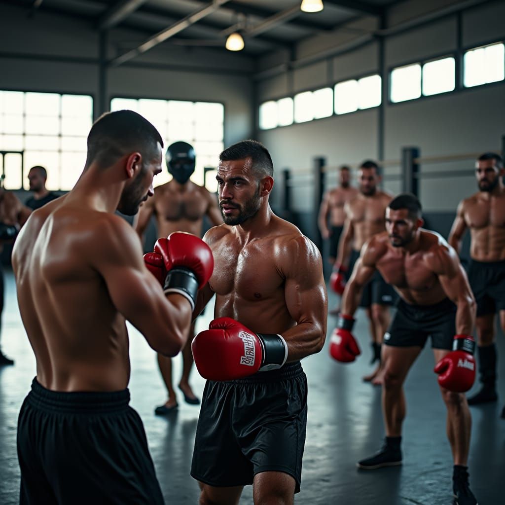 Rama Sports Club Training in Industrial Gym