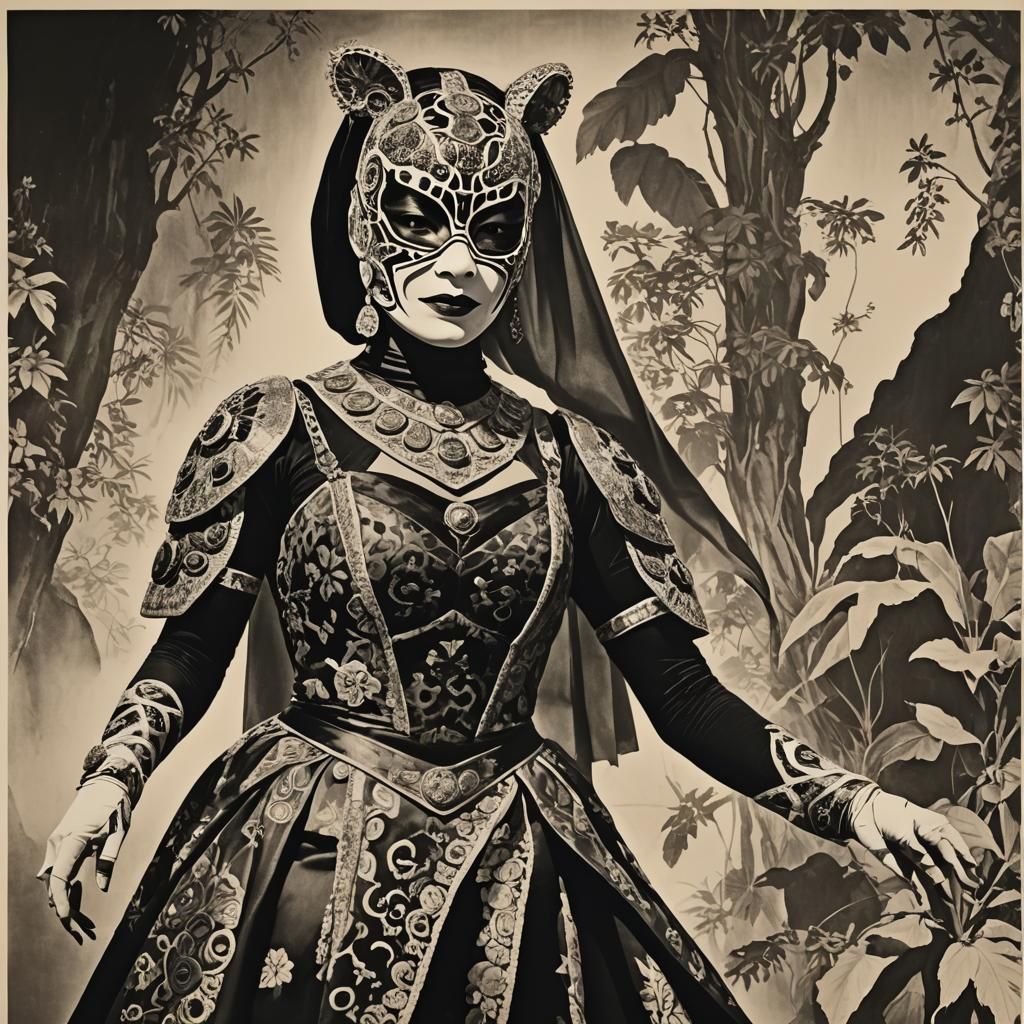 Jaguar-Masked Villainess Awaits Adventure in San Francisco