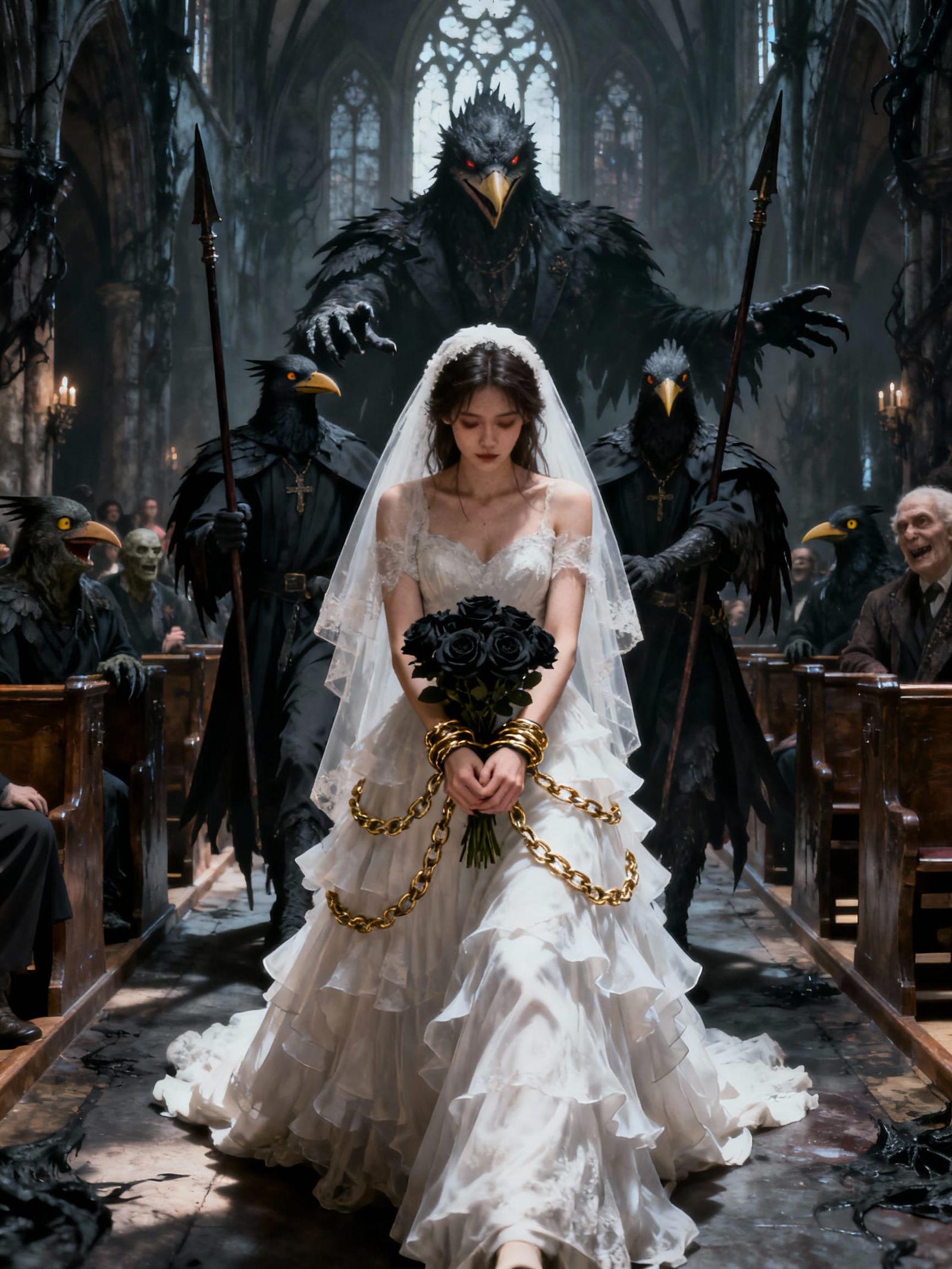 Dark Fantasy Bride in Chains: A Reluctant Wedding