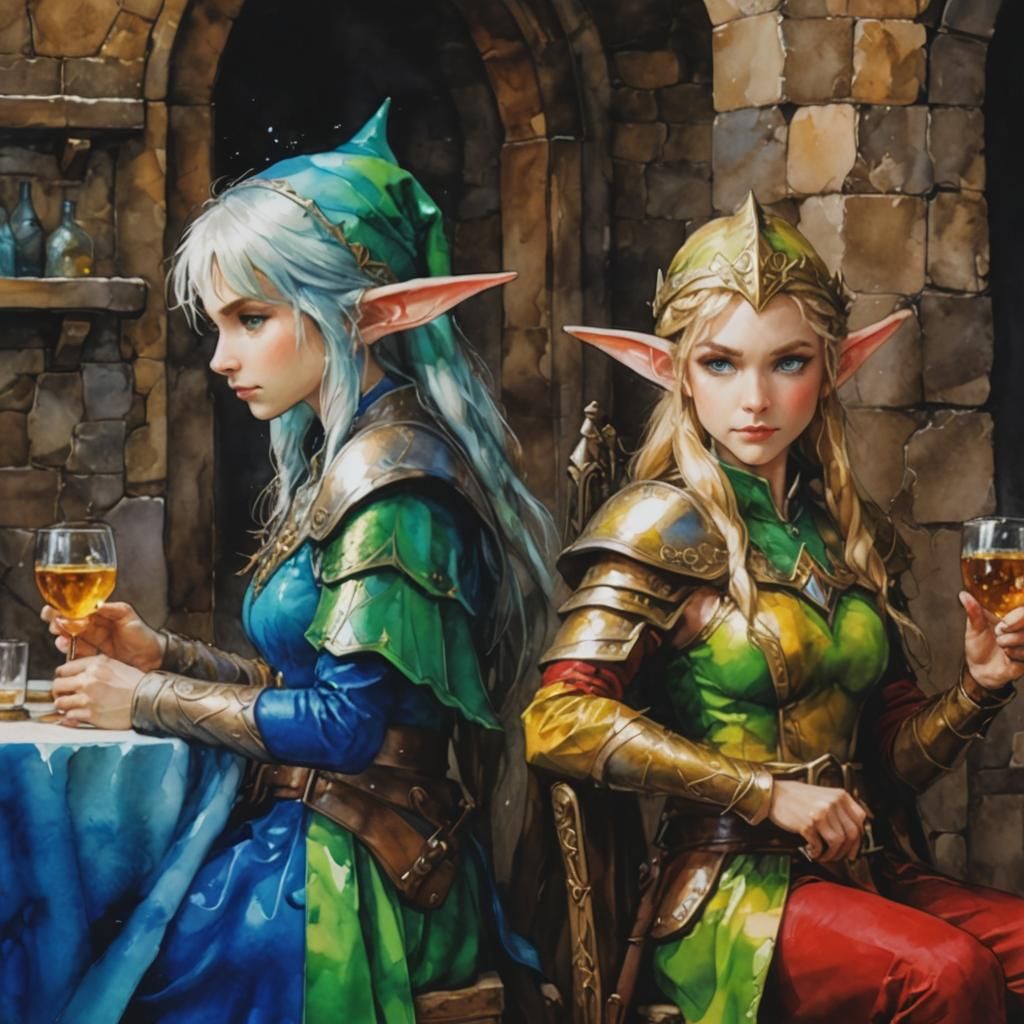 The Elf Guards Off-duty