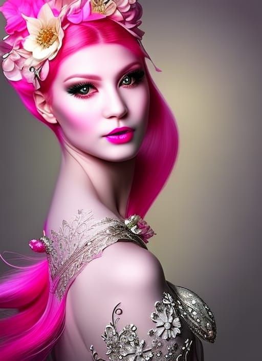 Flower maiden pink