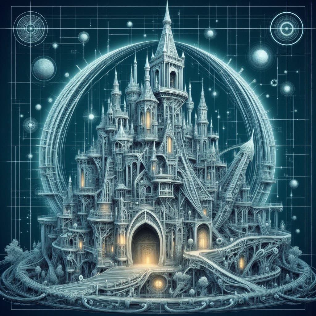 Intricate Schematic of Cinderella's World