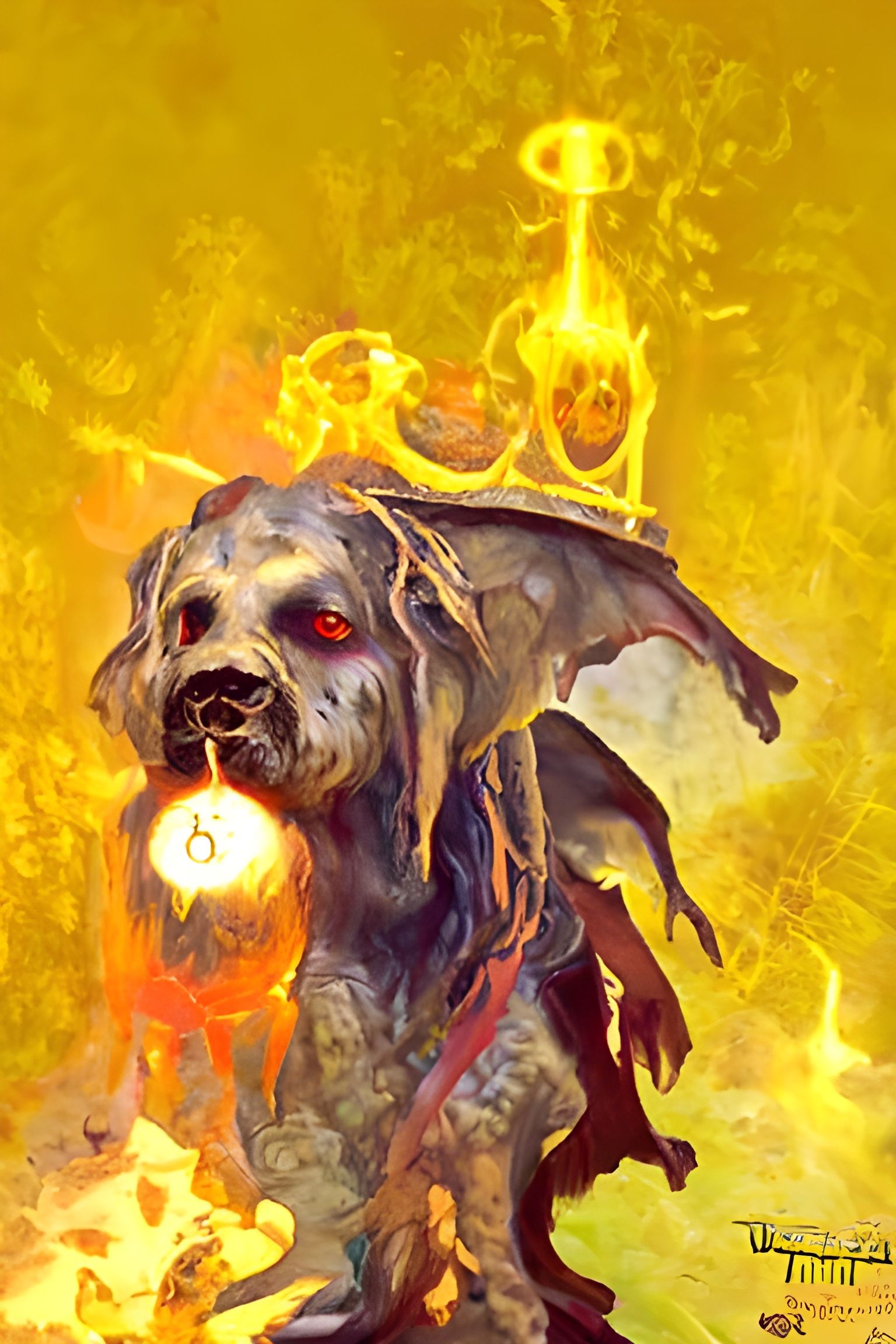 Dog King of Spells and Ancient Incantations