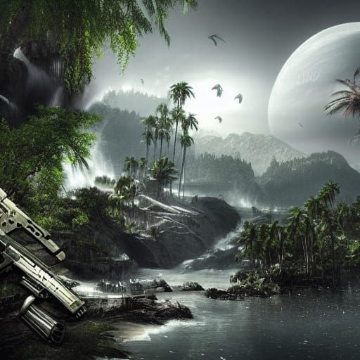 Epic Cinematic Digital Matte Painting