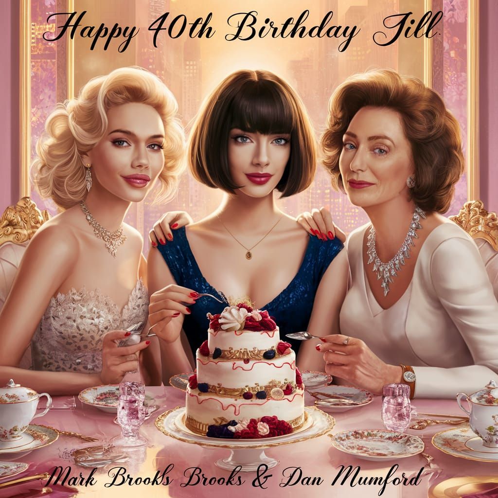 Movie poster “Happy 40th Birthday Jill”