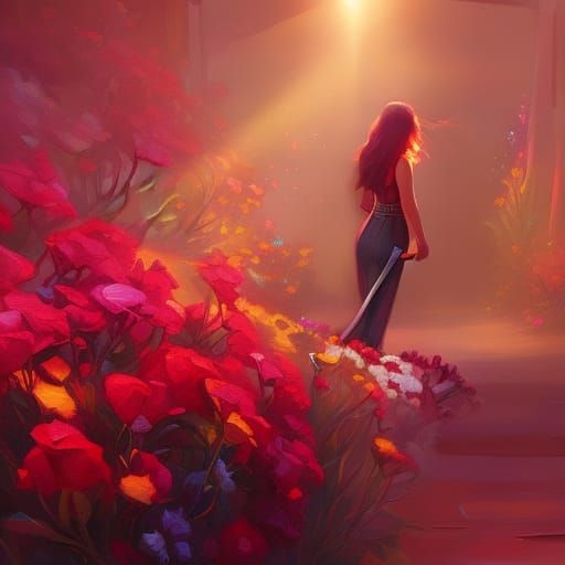 Floral Vacuum Cleaner Digital Art