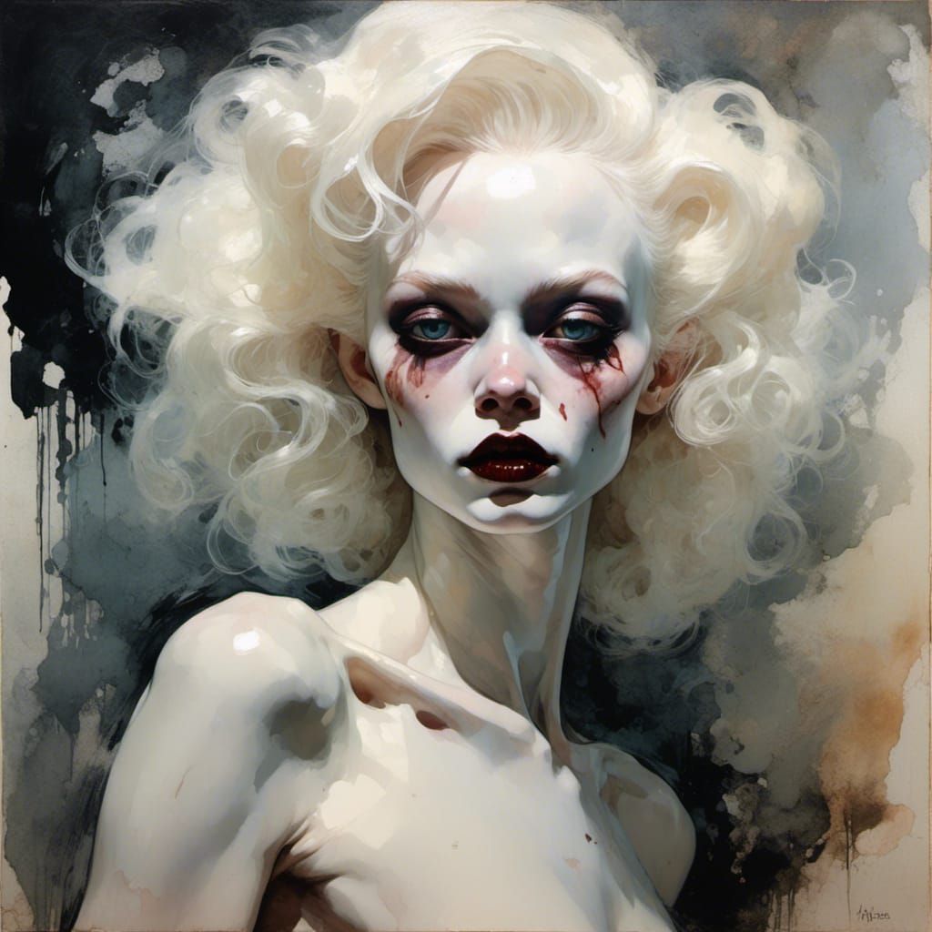 Opalescent Vampire Vixen in Liminal Lacquer Style