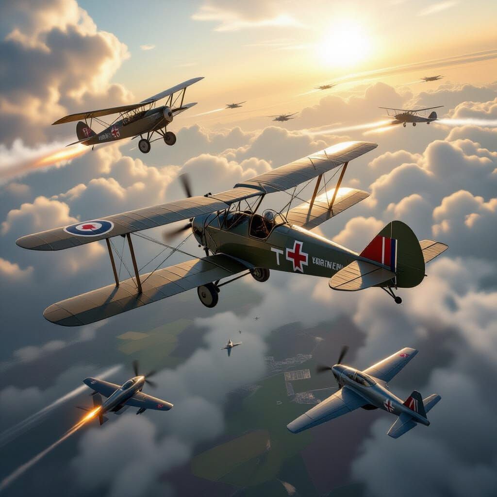 Air Combat Evolution: A Cinematic Depiction