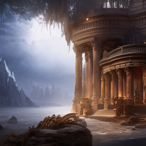 Epic Cinematic Digital Matte Painting of Truth