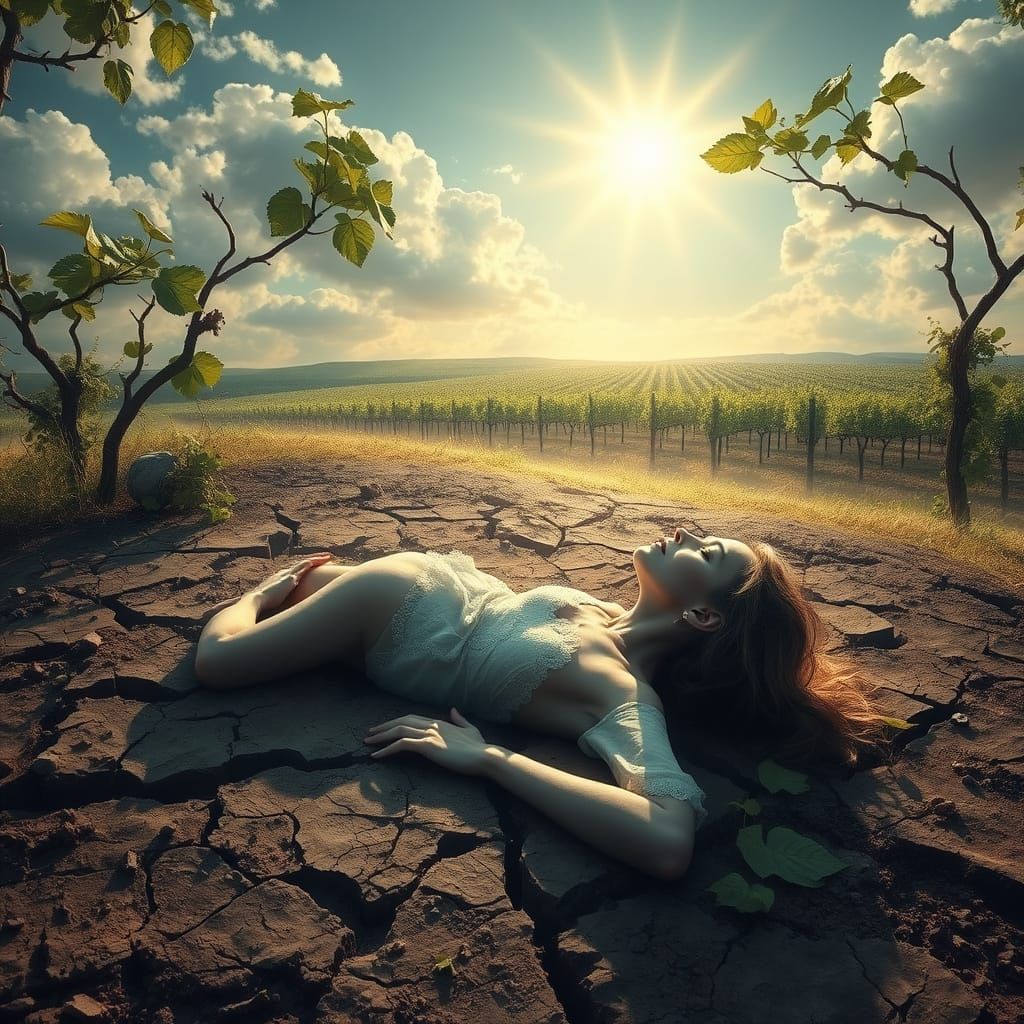 Surreal Landscape Embodies Vineyard's Strength and Resilienc...