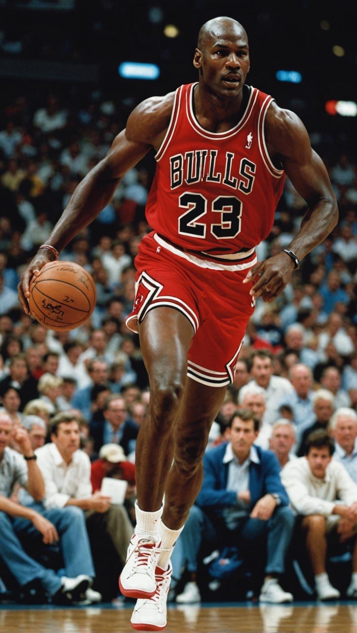 Michael Jordan Anime Art in 3D, Inspired by WLOP