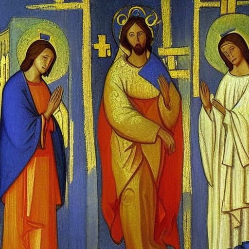 Divine Call Pondered: Religious Art in Rublev & Sisley Style