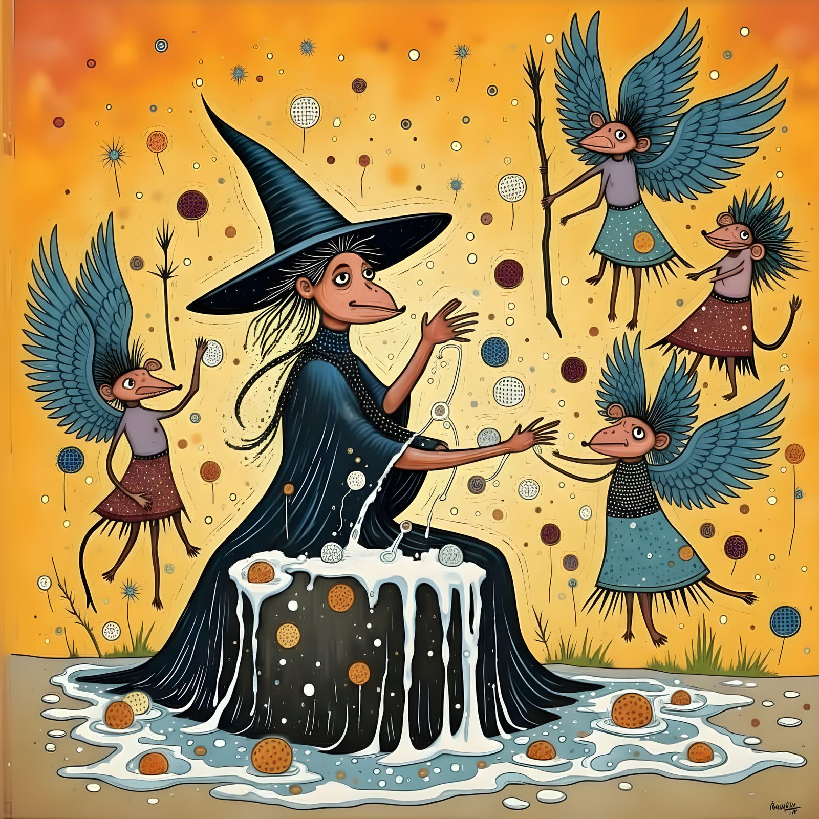 The Flying Monkeys Witch Washing Service