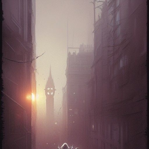 Sinister Insomnia in Fantasy Art Style