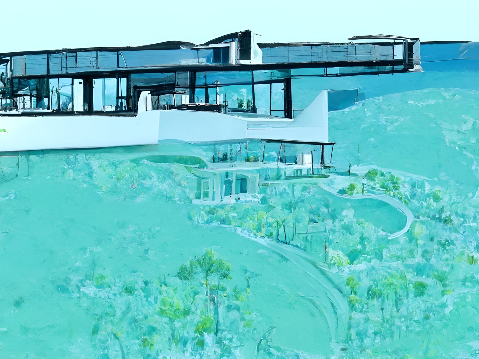 Modern Architectural Home with Panoramic Ocean Views