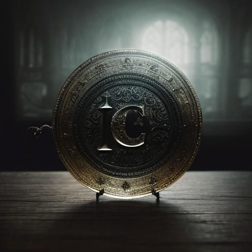 Hyperrealistic Letter C in High Definition