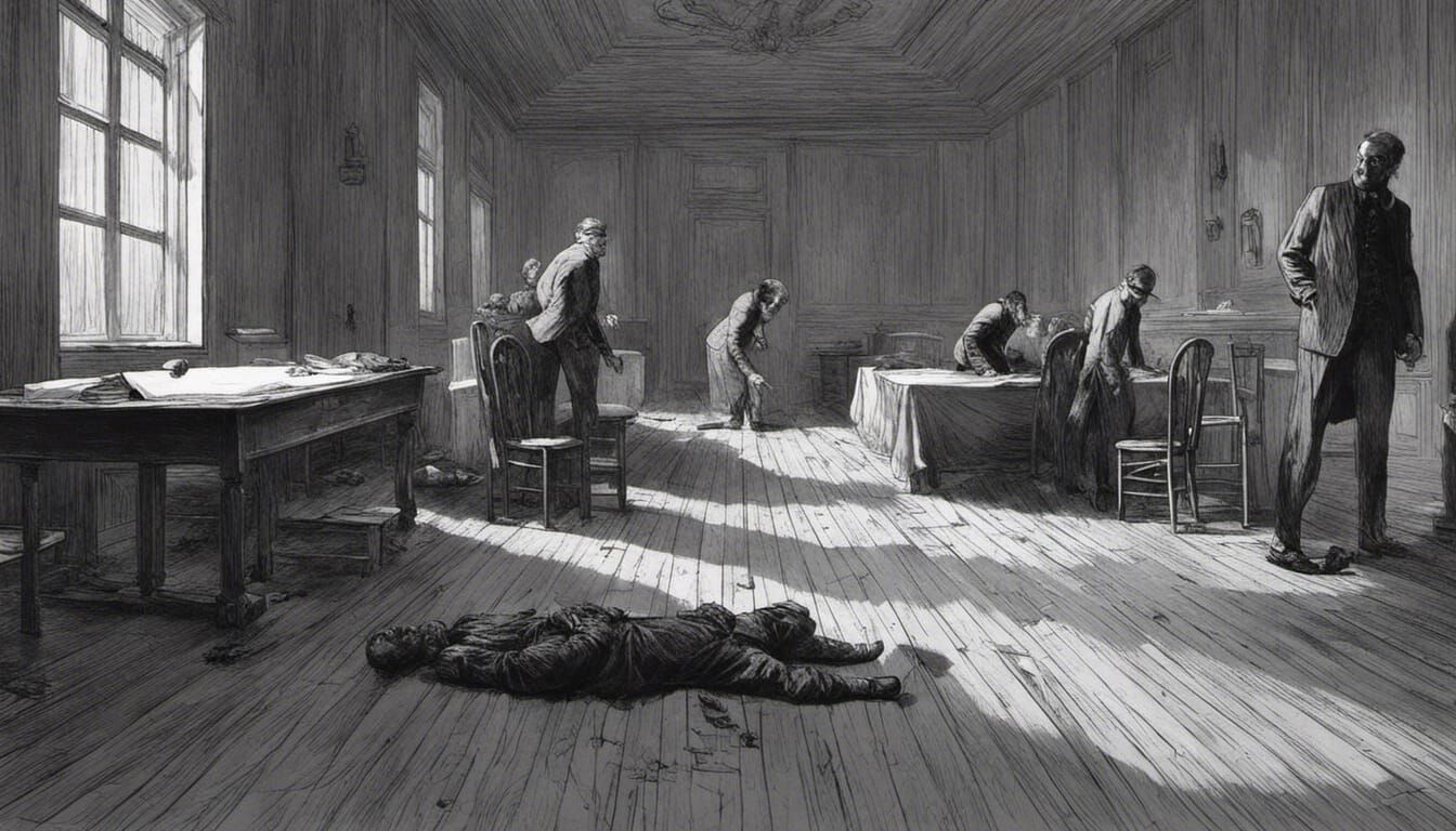 Horrific Crime Scene in Luminous Apartment