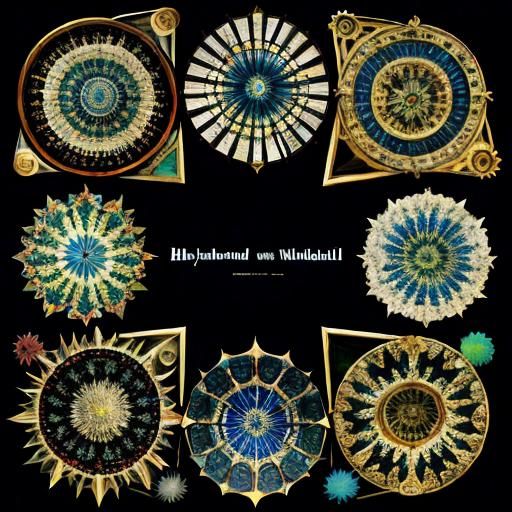 Vibrant Surreal Kaleidoscope in Hyperrealistic CGI