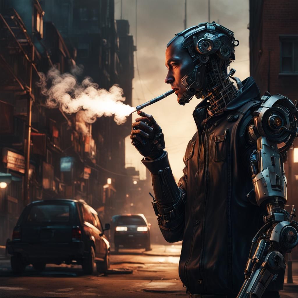 Smoking Cyborg