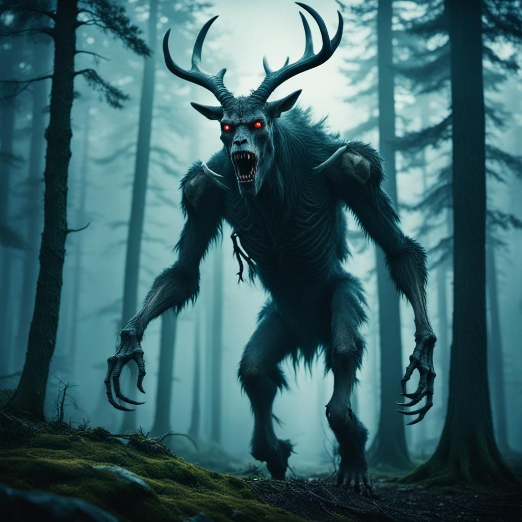 Dramatic Wendigo Film Still