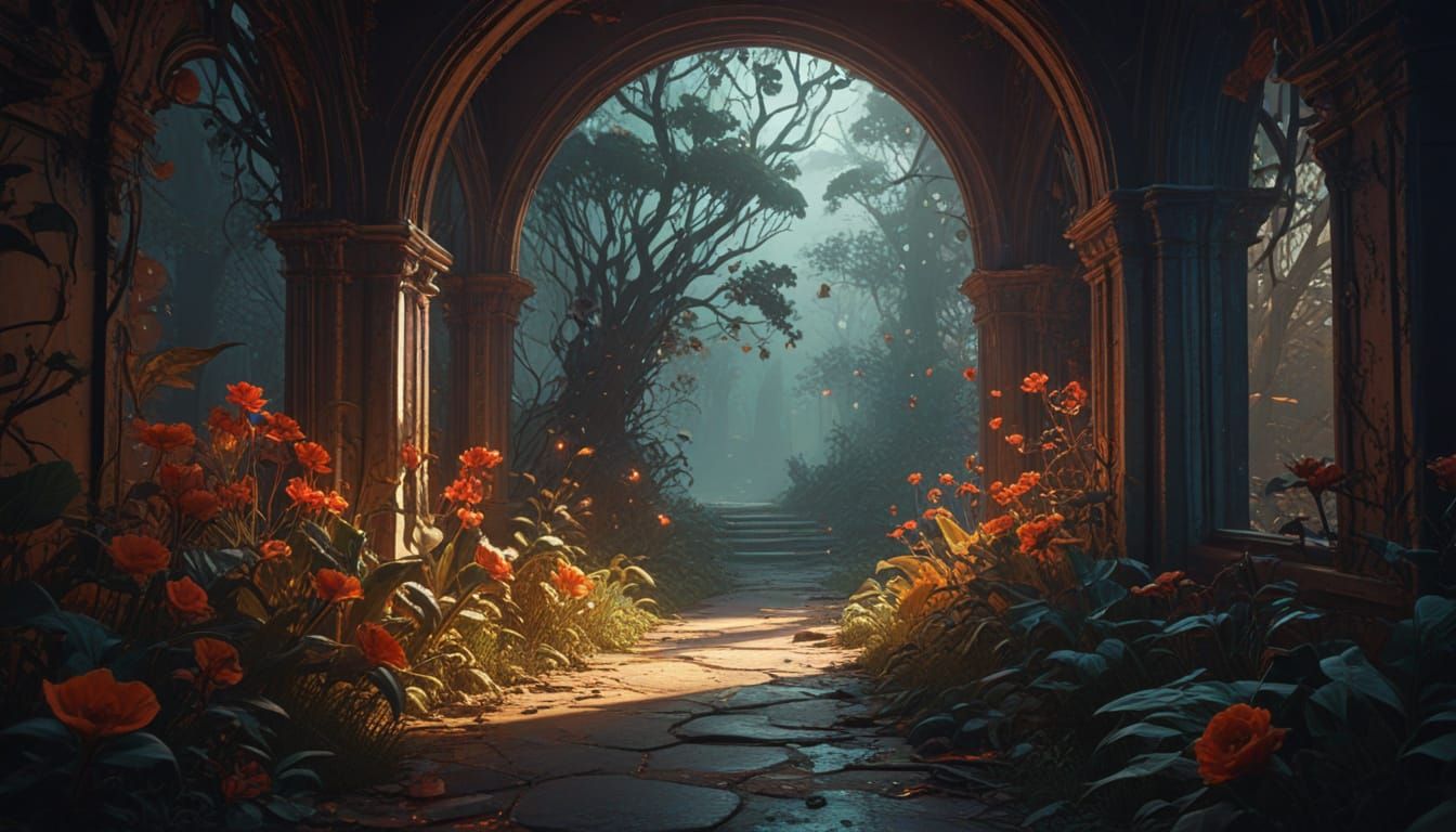 Gothic Botanical Garden of Spectral Energy