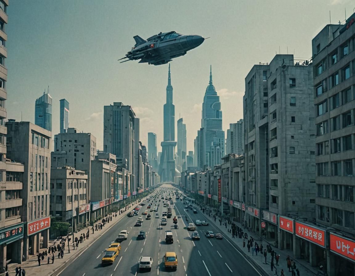 Futuristic North Korea in Star Wars: Cinematic Cityscape