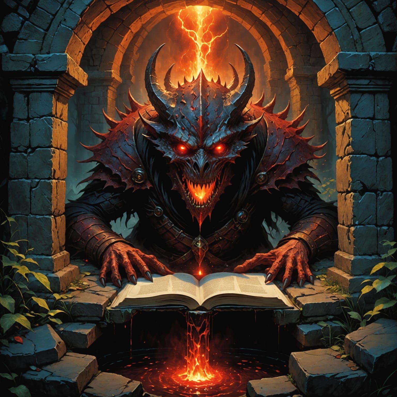 Ethereal Horror in Dark Fantasy Art