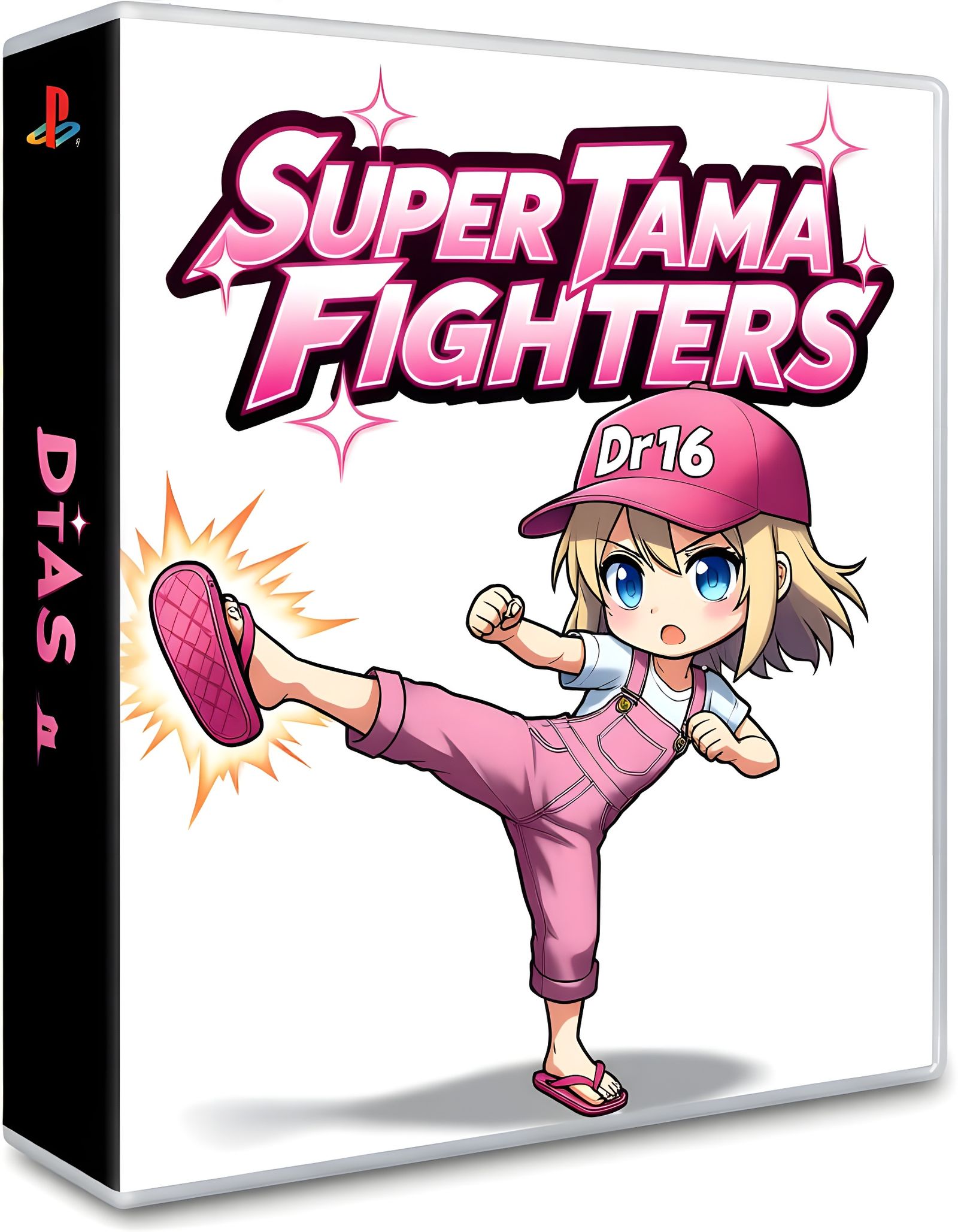 Anime Girl Game Cover: Super Tama Fighters