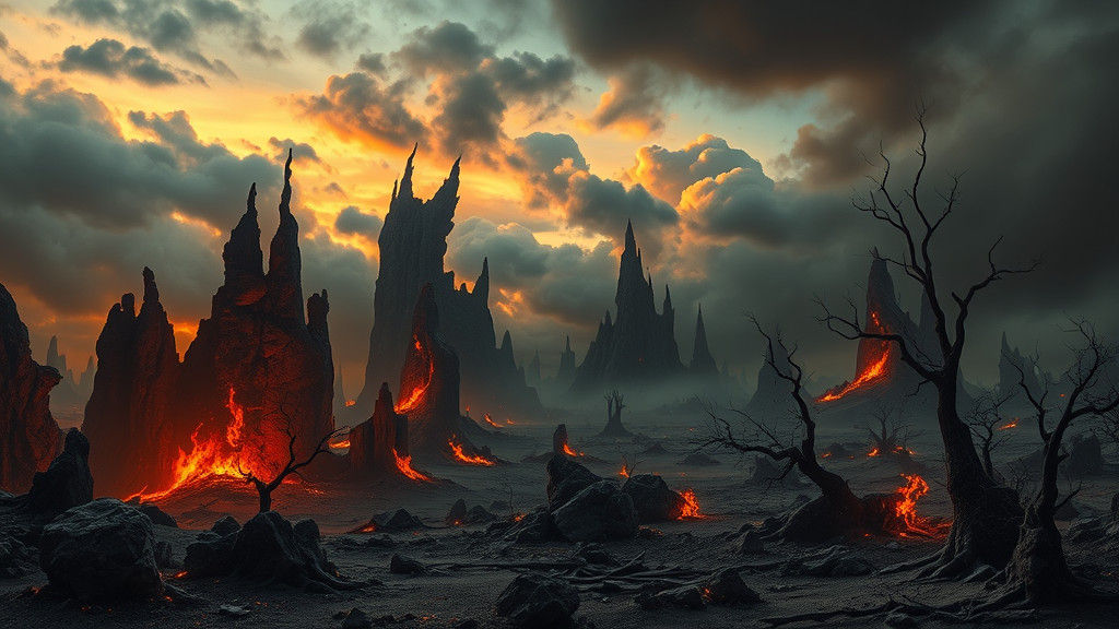 Post-Apocalyptic Wasteland: A Haunting Landscape