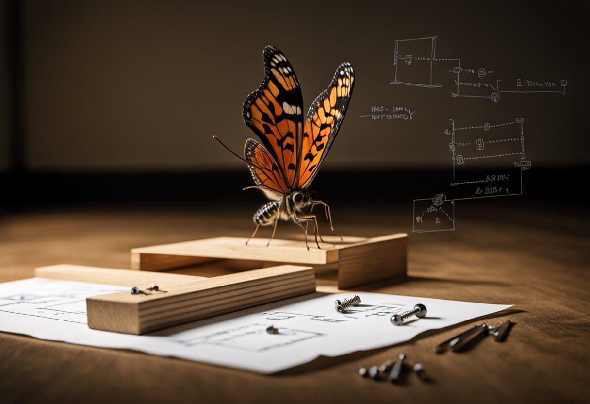 Butterfly's Flat-Pack Furniture Assembly Disaster