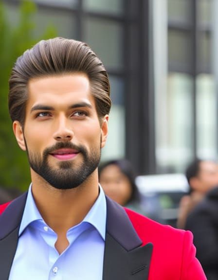 Ultrarealistic Portrait of a Handsome Man