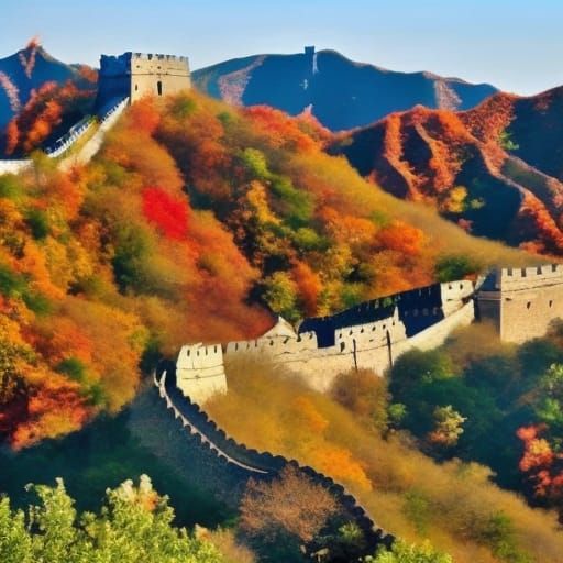 Great Wall in Vermeer Inspired Style