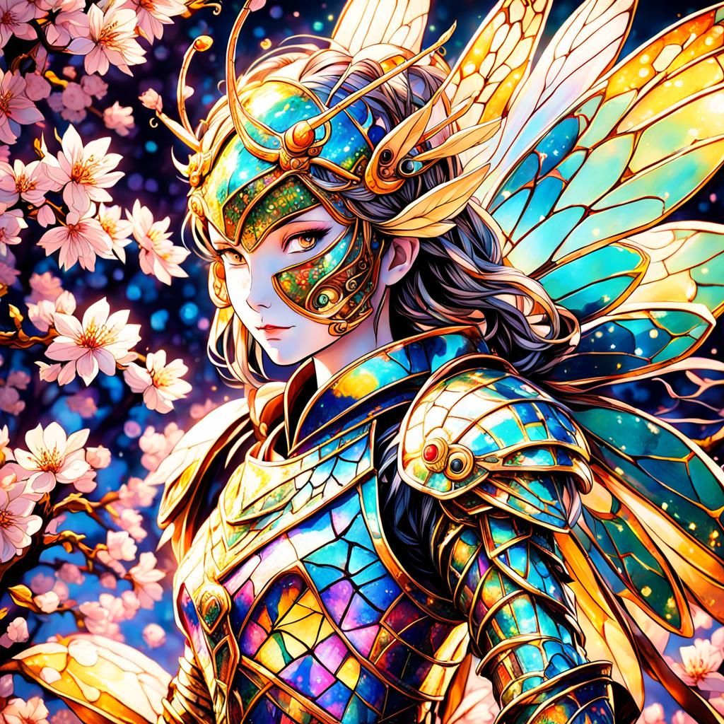 Anime Fairy in Picasso Bug Armor
