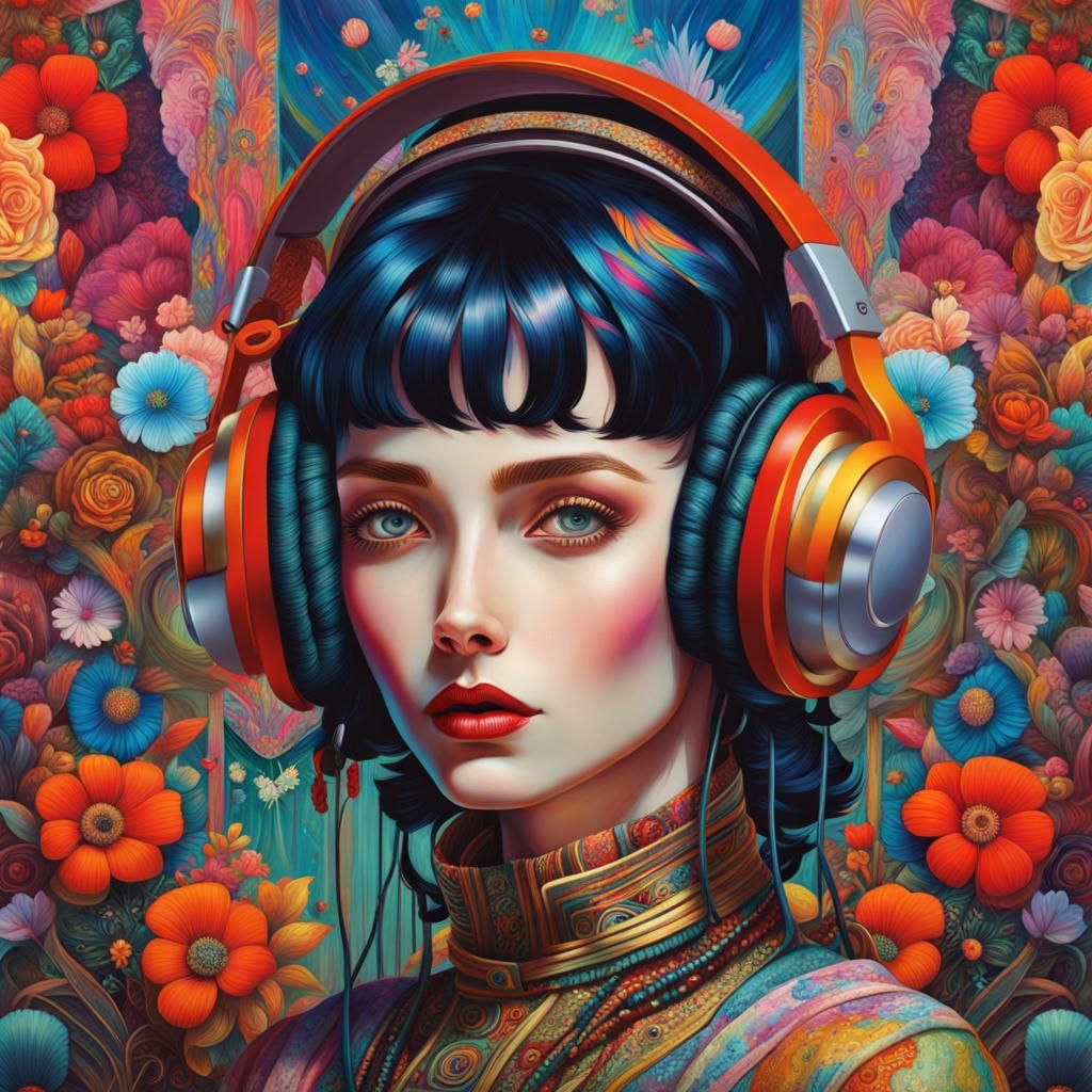 Maximalist art - portrait