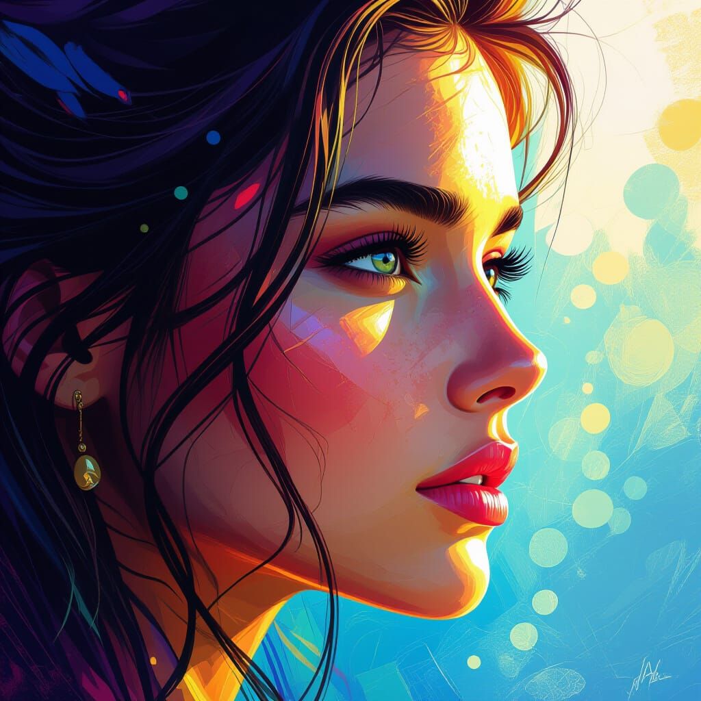 Hyperrealistic Psalms 23:1 Splash Art with Dramatic Lighting