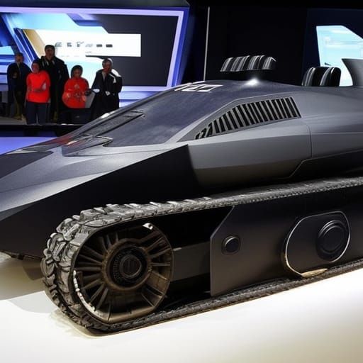 AI Generated Tank Supercar Concept