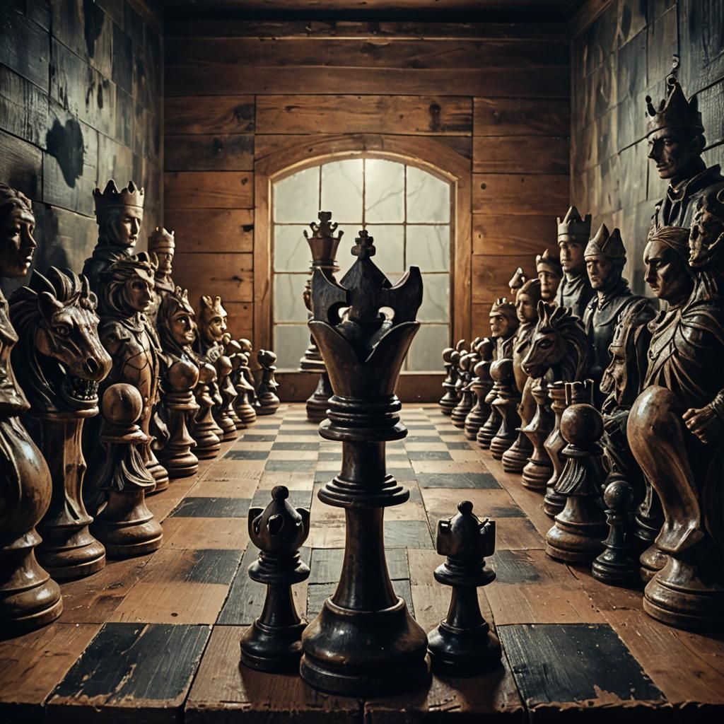Surreal Unusual Chess Boards Puzzle Art Games Uncanny Valley