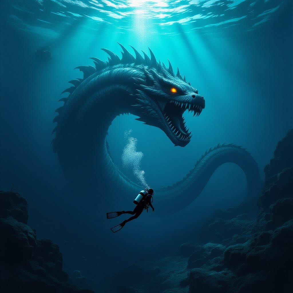 Mariana's Trench: A Diver's Dread in the Deep