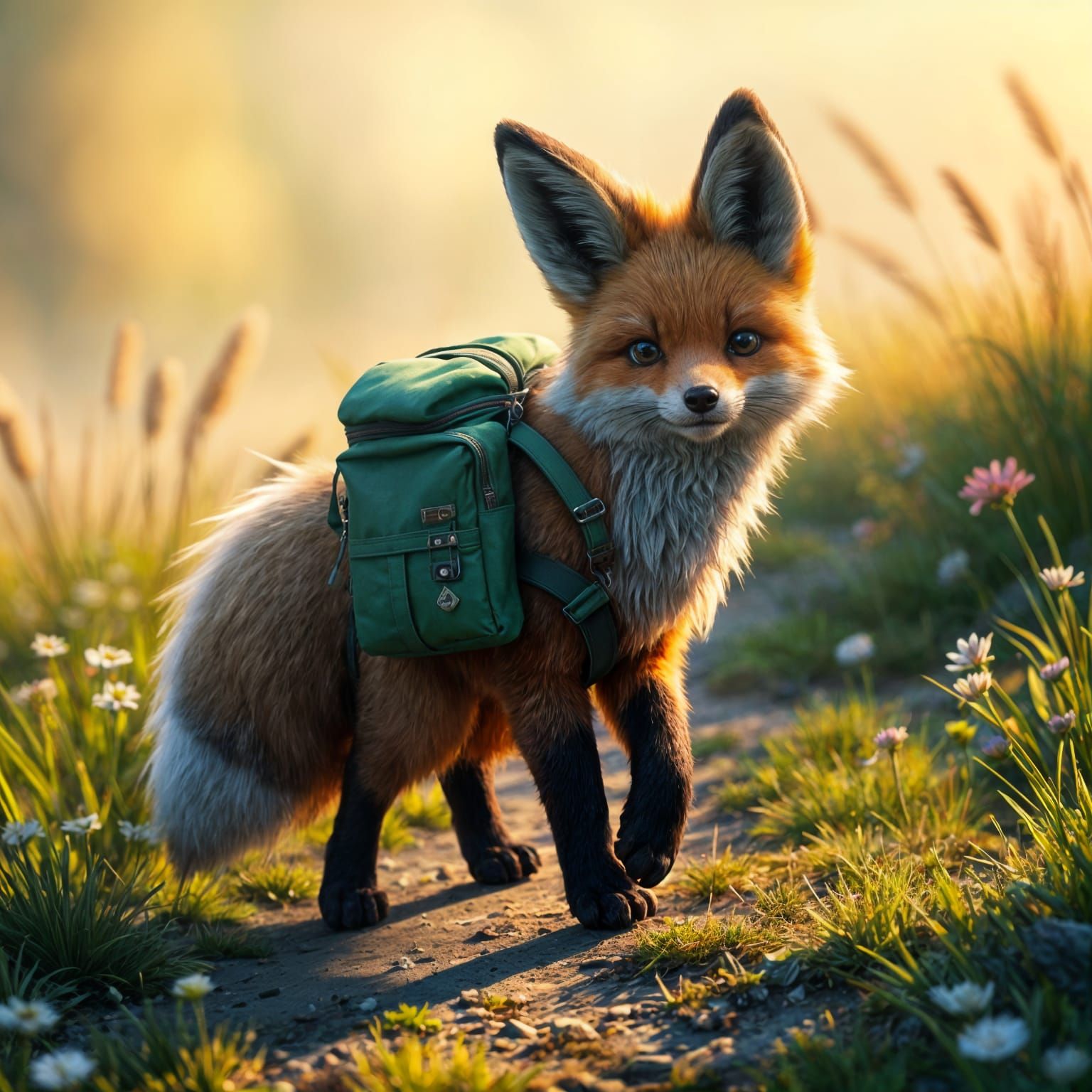 Fantastical Fox Embarks on Enchanted Journey